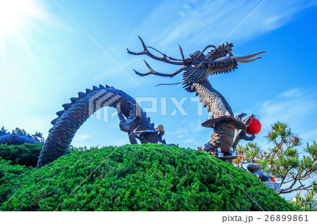 Dragon statue at Haedong Yonggungsa Temple. 26899861