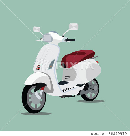 Scooter 3dのイラスト素材
