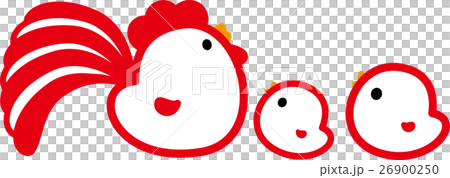 雞父母和孩子三隻蟑螂歲月小雞 26900250