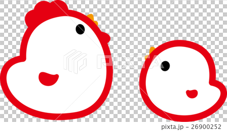 雞父母和孩子兩隻蟑螂年小雞 雞父母和孩子兩隻蟑螂年小雞 26900252