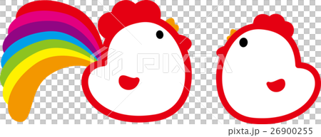 Two chickens Rooster year chick Two chickens Rooster year chick 26900255