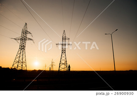 metal Bearing high voltage power line 26900930