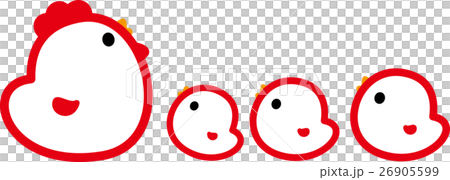 雞父母和孩子4蟑螂年小雞 26905599