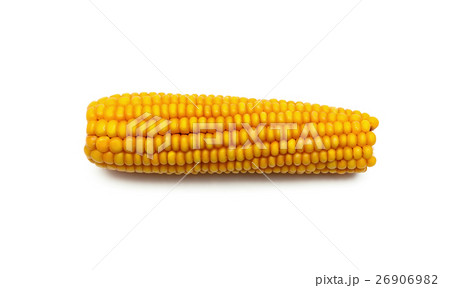 ear of corn isolated on white background 26906982