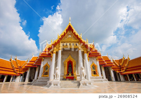 Marble Temple in Bangkok, Thailand. 26908524
