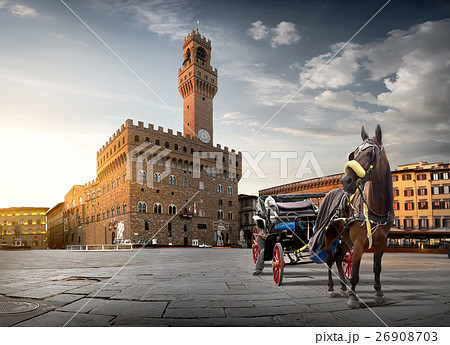 Horse on Piazza della Signoria Horse on Piazza della Signoria 26908703