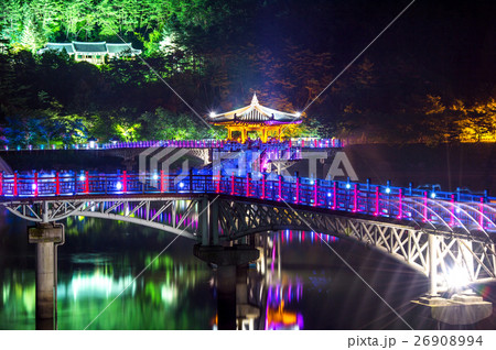 Wooden bridge or Wolyeonggyo bridge. 26908994