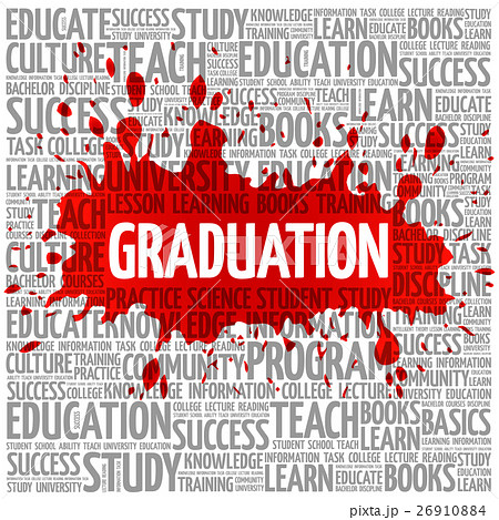 GRADUATION word cloud, education concept 26910884