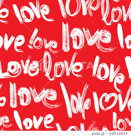 Seamless pattern with brush strokes and scribbles 26910935