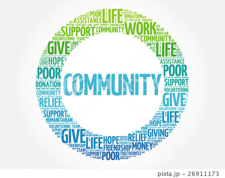 Community word cloud collage Community word cloud collage 26911173