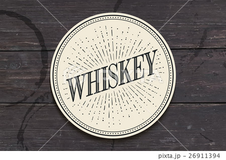 Beverage coaster for glass with inscription Beverage coaster for glass with inscription 26911394