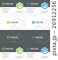 e hexagon business card 2 26912256