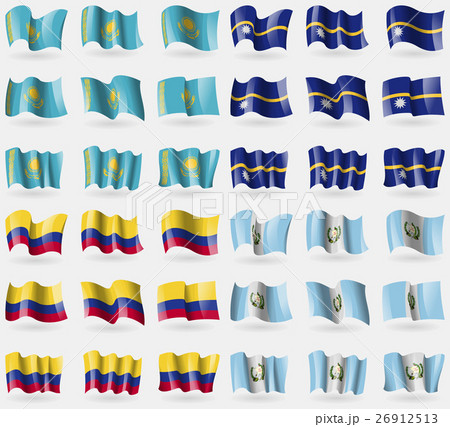 Kazakhstan, Nauru, Colombia, Guatemala. Set of 36 26912513