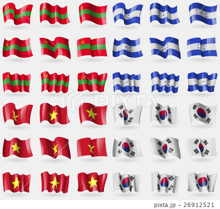 Transnistria, Honduras, Vietnam, Korea South. Set 26912521