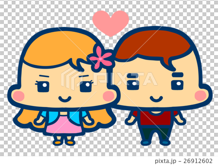 Illustration icon Gender couple Youth 26912602