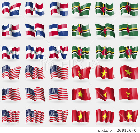 Dominican Republic, Dominica, USA, Vietnam. Set of 26912640