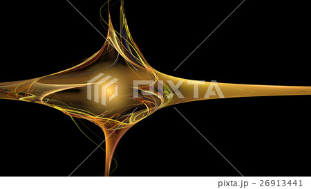 Fire yellow curves and ball abstract background Fire yellow curves and ball abstract background 26913441