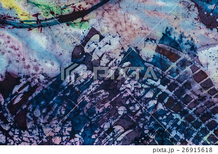 Mountains, fragment, hot batik, background texture Mountains, fragment, hot batik, background texture 26915618