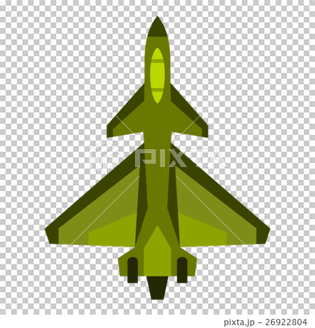 Military fighter jet icon, flat style 26922804