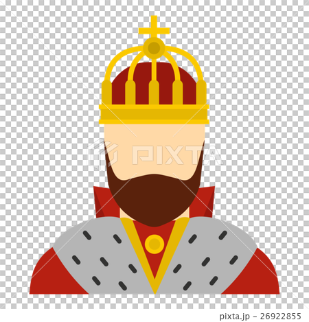 King icon, flat style King icon, flat style 26922855