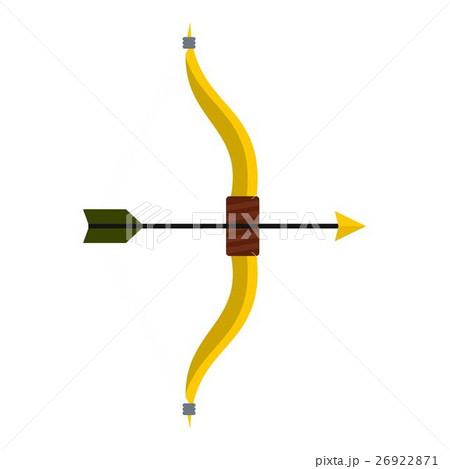 Bow And Arrow Icon Flat Styleのイラスト素材 Bow And Arrow Icon Flat Styleのイラスト素材