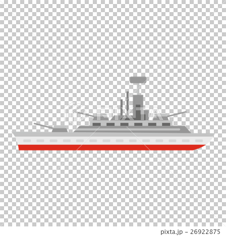 Warship icon, flat style Warship icon, flat style 26922875