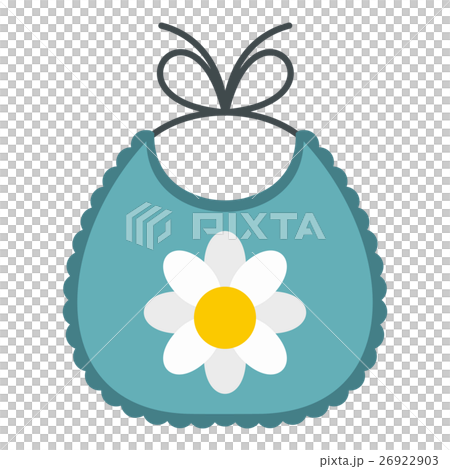 Baby bib icon, flat style Baby bib icon, flat style 26922903