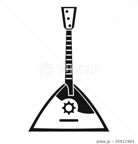 Balalaika icon, simple style 26922963