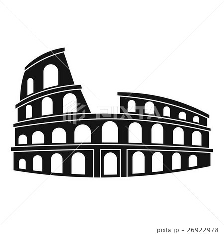 Roman Colosseum icon, simple style Roman Colosseum icon, simple style 26922978
