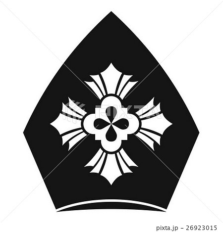 Christian hat icon, simple style 26923015