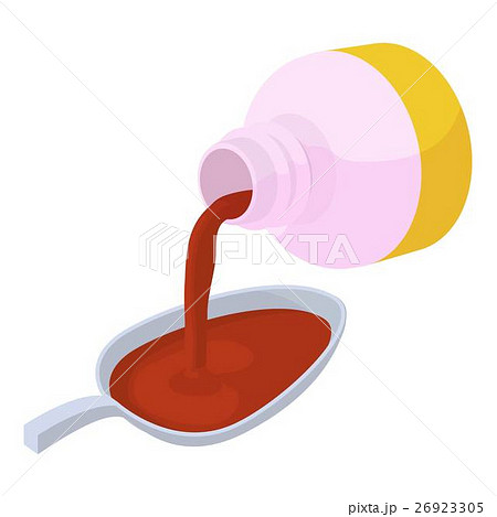 Medical syrup icon, isometric 3d style 26923305