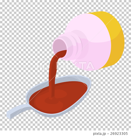 Medical syrup icon, isometric 3d style 26923305