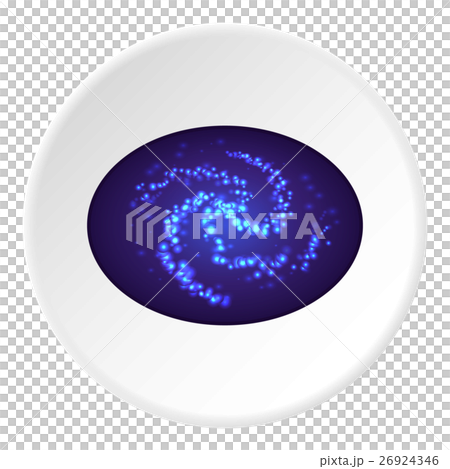 Galaxy icon, flat style 26924346