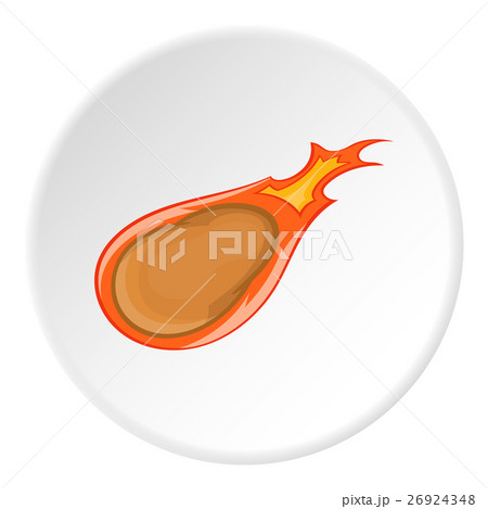 Comet icon, cartoon style 26924348