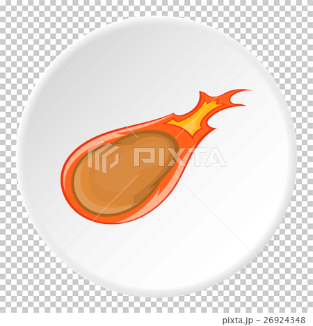 Comet icon, cartoon style 26924348