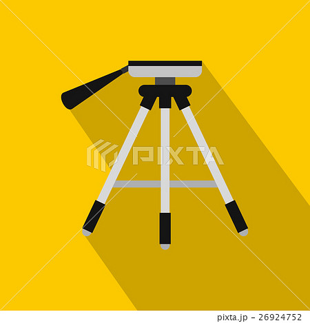 Tripod icon, flat style Tripod icon, flat style 26924752