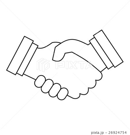 Contract agreement icon, outline style 26924754