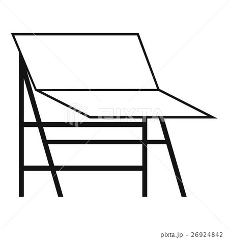 Blank portable screen icon, simple style Blank portable screen icon, simple style 26924842