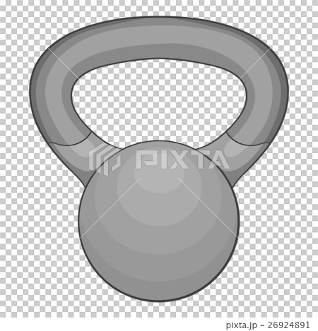 Mini weight icon, gray monochrome style 26924891