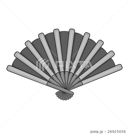Fan icon, gray monochrome style Fan icon, gray monochrome style 26925056