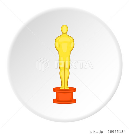 Gold award man icon, cartoon style 26925184