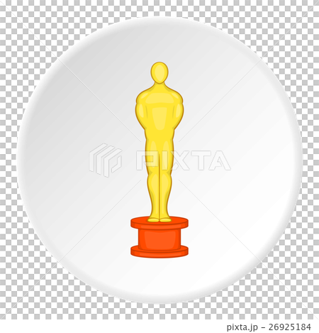 Gold award man icon, cartoon style 26925184