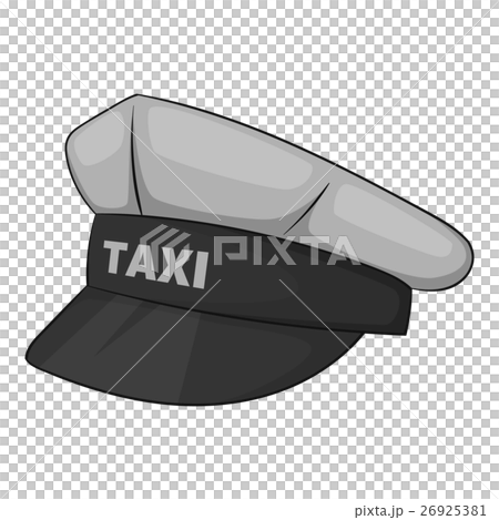 Cap taxi driver icon, gray monochrome style Cap taxi driver icon, gray monochrome style 26925381