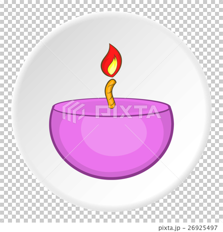 Candle icon, cartoon style 26925497