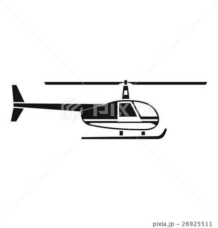 Helicopter icon, simple style Helicopter icon, simple style 26925511