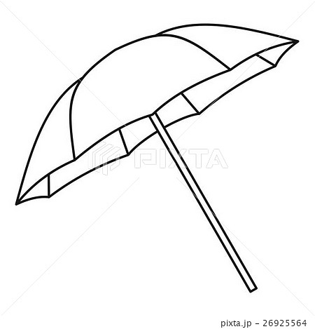 Umbrella icon, outline style Umbrella icon, outline style 26925564