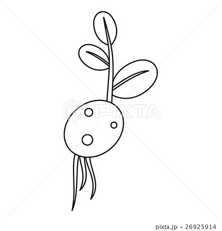 Potato seed icon, outline style 26925914
