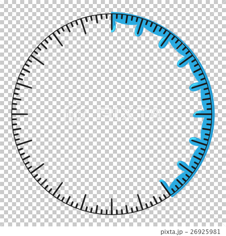 Round progress bar icon, cartoon style 26925981