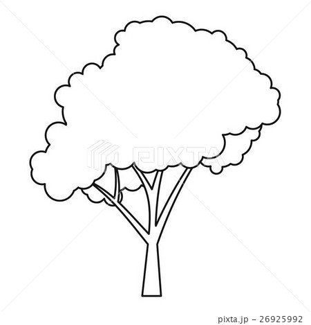 Tree icon, outline style Tree icon, outline style 26925992