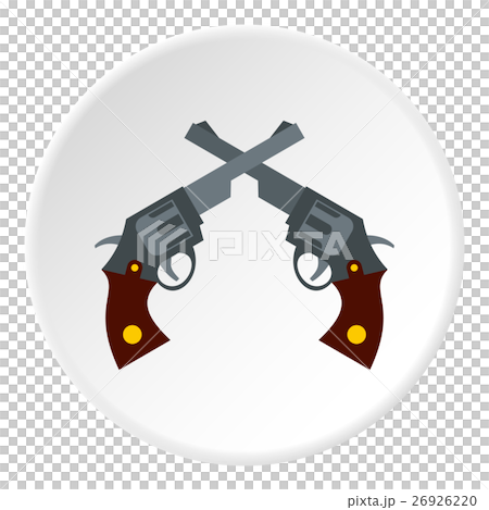 Revolvers icon, flat style Revolvers icon, flat style 26926220